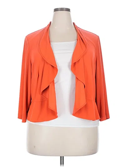 Pre-owned Julian Taylor Blazer Jacket In Orange
