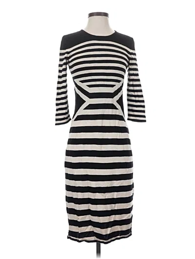 Pre-owned Julian Taylor Casual Dress In Black