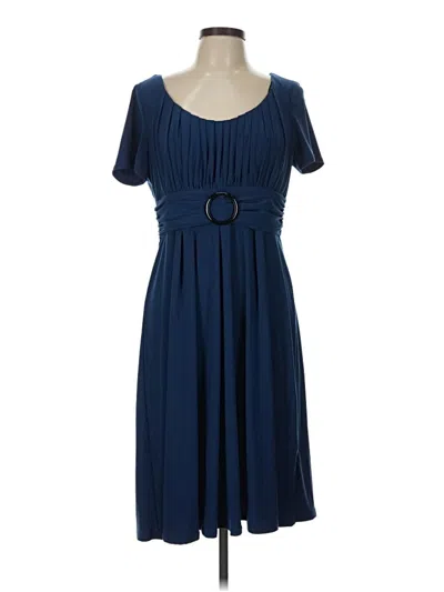 Pre-owned Julian Taylor Casual Dress In Blue