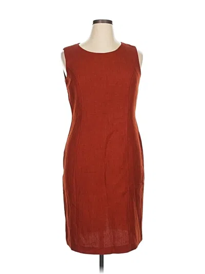 Pre-owned Julian Taylor Casual Dress In Brown