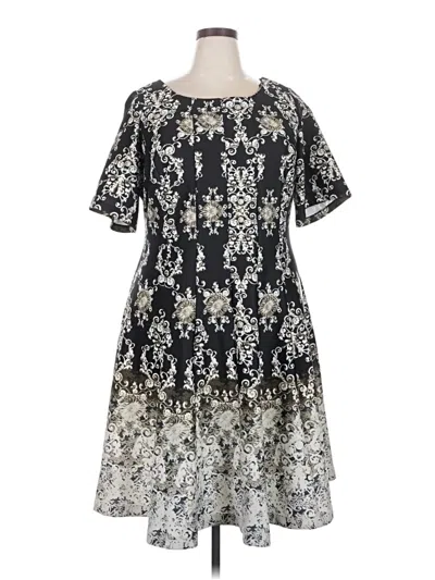 Pre-owned Julian Taylor Casual Dress In Gray