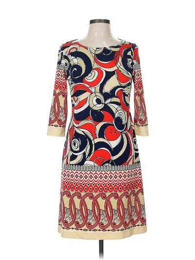 Pre-owned Julian Taylor Casual Dress In Red