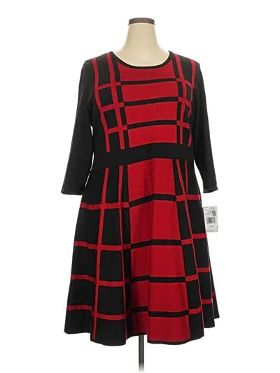 Pre-owned Julian Taylor Casual Dress In Red
