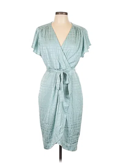 Pre-owned Julian Taylor Casual Dress In Teal