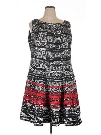 Pre-owned Julian Taylor Cocktail Dress In Black