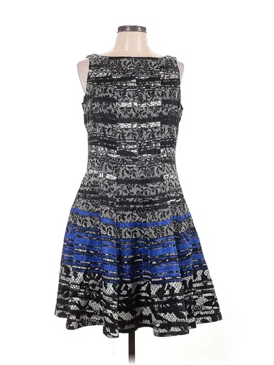 Pre-owned Julian Taylor Cocktail Dress In Blue