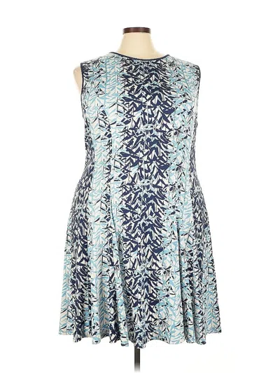Pre-owned Julian Taylor Cocktail Dress In Blue
