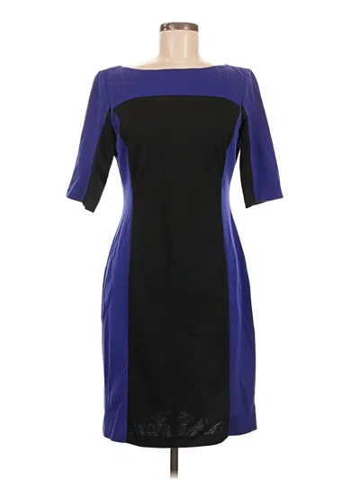 Pre-owned Julian Taylor Cocktail Dress In Blue