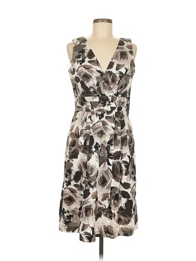 Pre-owned Julian Taylor Cocktail Dress In Gray