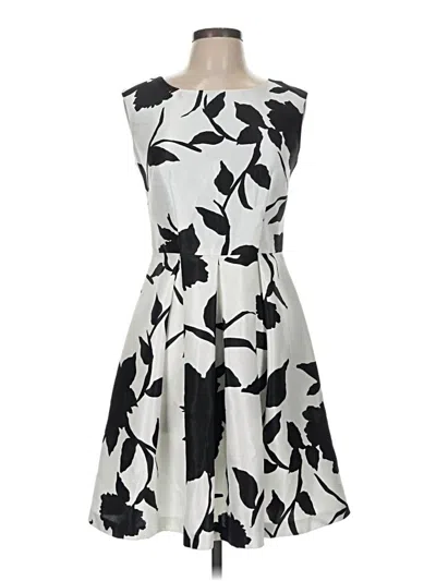 Pre-owned Julian Taylor Cocktail Dress In Gray