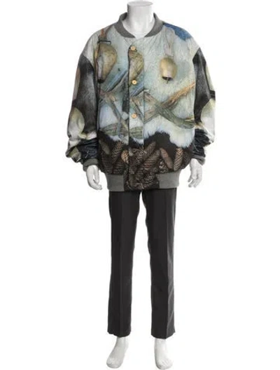 Pre-owned Julian Zigerli Denim Jacket In Green