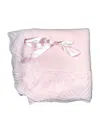 Juliana Baby Knitted Blanket In Light Pink In Pink