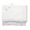 Juliana Baby Lace Trim Blanket In White In White