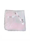 Juliana Baby Striped Blanket In Light Pink With White In Pink