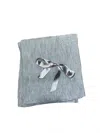 Juliana Baby Textured Detail Blanket In Grey In Gray