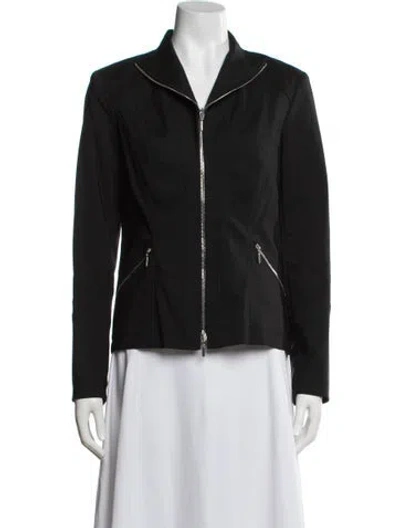 Pre-owned Juliana Collezione Biker Jacket In Black