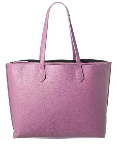 Juliana Cortini Cecile Leather Tote In Red