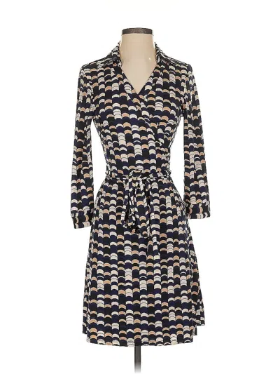 Pre-owned Julie Brown Casual Dress In Black