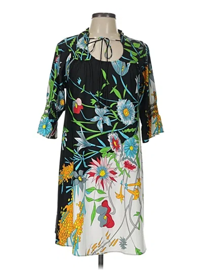 Pre-owned Julie Brown Casual Dress In Black