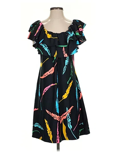 Pre-owned Julie Brown Casual Dress In Black