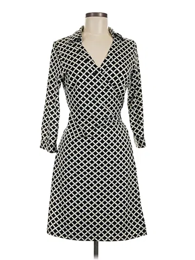 Pre-owned Julie Brown Casual Dress In Black