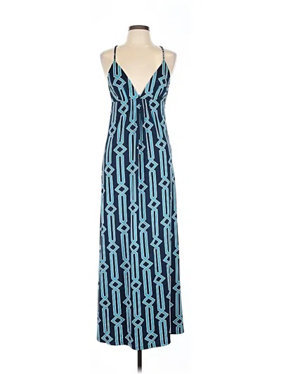 Pre-owned Julie Brown Casual Dress In Blue