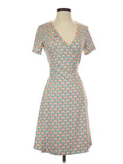 Pre-owned Julie Brown Casual Dress In Blue