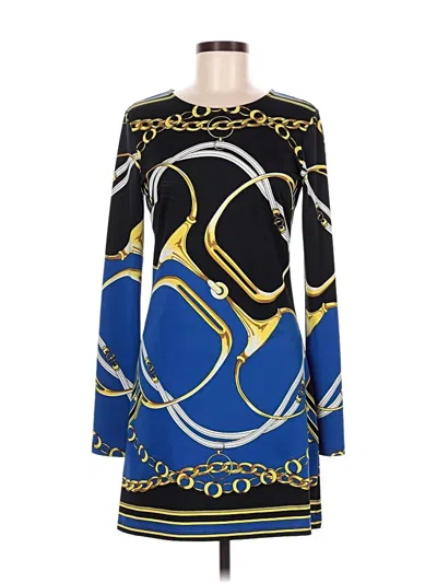 Pre-owned Julie Brown Casual Dress In Blue