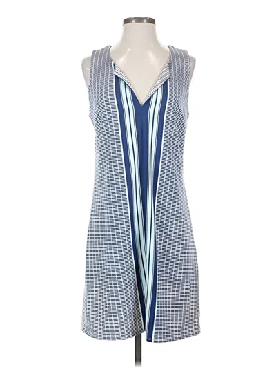 Pre-owned Julie Brown Casual Dress In Blue