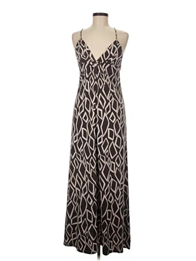 Pre-owned Julie Brown Casual Dress In Brown