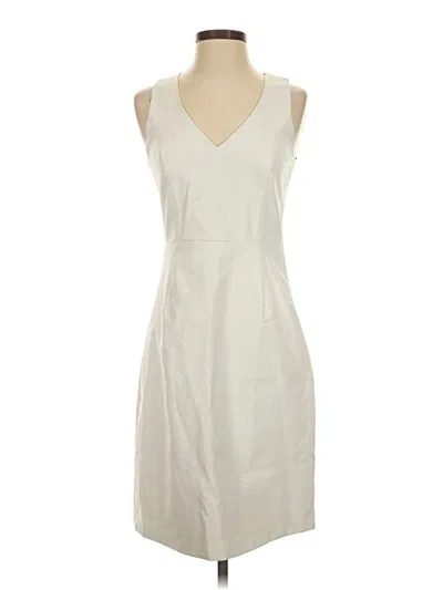 Pre-owned Julie Brown Casual Dress In Ivory