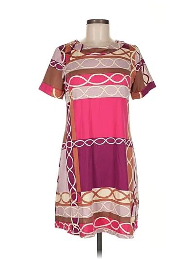 Pre-owned Julie Brown Casual Dress In Pink