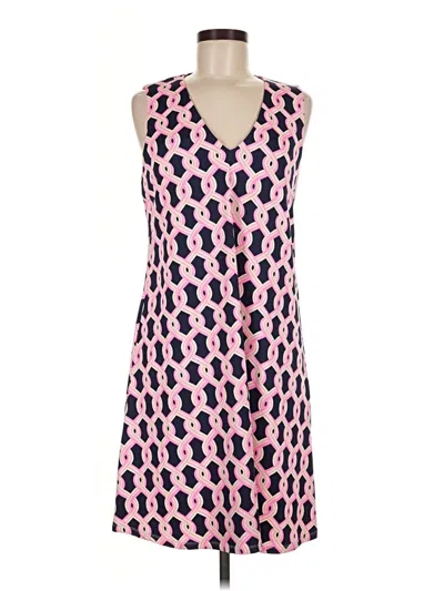 Pre-owned Julie Brown Casual Dress In Pink