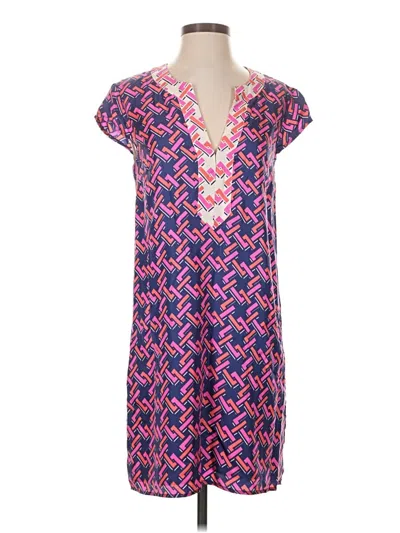 Pre-owned Julie Brown Casual Dress In Pink