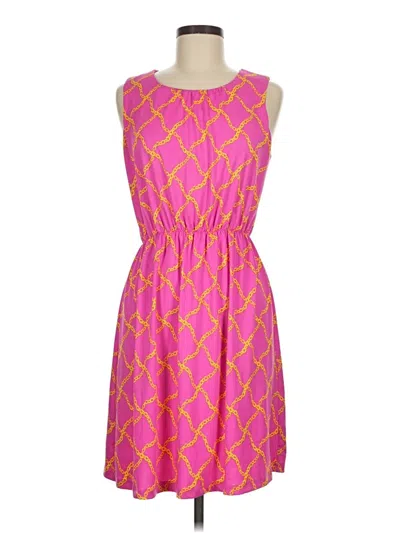 Pre-owned Julie Brown Casual Dress In Pink