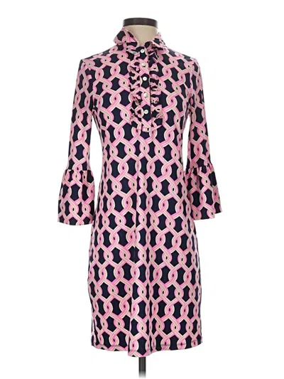 Pre-owned Julie Brown Casual Dress In Pink