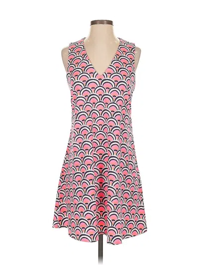 Pre-owned Julie Brown Casual Dress In Red