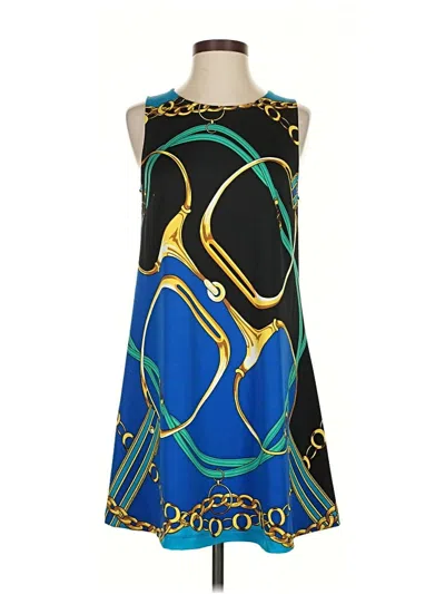 Pre-owned Julie Brown Cocktail Dress In Blue