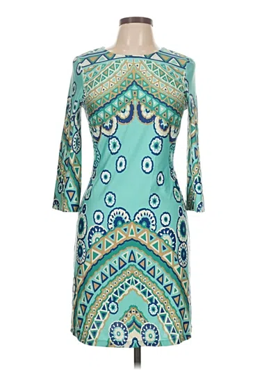 Pre-owned Julie Brown Cocktail Dress In Blue