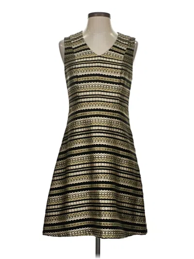 Pre-owned Julie Brown Cocktail Dress In Gold