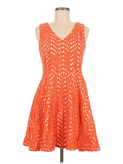 Pre-owned Julie Brown Cocktail Dress In Orange