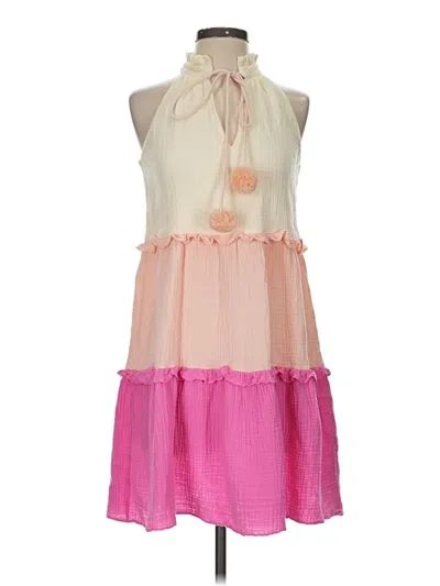 Pre-owned Julie Brown Cocktail Dress In Pink