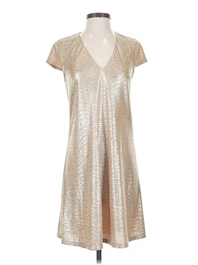 Pre-owned Julie Brown Cocktail Dress In Silver