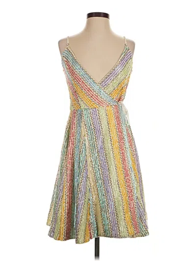 Pre-owned Julie Brown Cocktail Dress In Silver