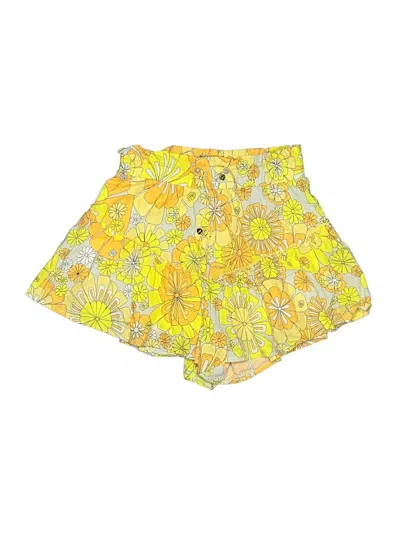Pre-owned Julie Brown Skort In Yellow
