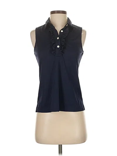 Pre-owned Julie Brown Sleeveless Blouse In Black