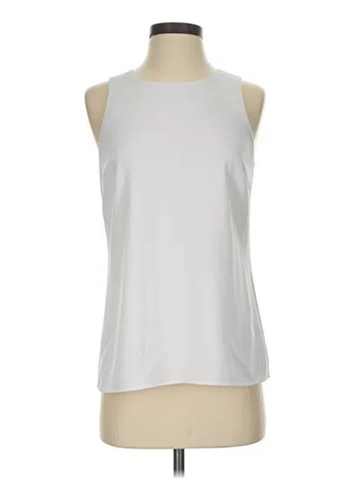 Pre-owned Julie Brown Sleeveless Top Silver Halter Neckline Tops