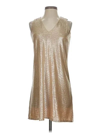 Pre-owned Julie Brown Sleeveless T-shirt In Gold