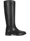 Julie Dee Zip Leather Sole Boot 250 In Black