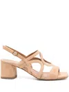 Julie Dee Sandals In Beige Suede In Neutrals